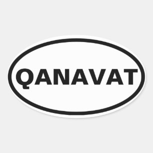 VIUR Qanavat Ovaler Aufkleber