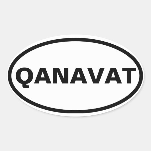VIUR Qanavat Ovaler Aufkleber (Vorderseite)