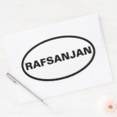 VIUR Rafsanjan Ovaler Aufkleber (Umschlag)