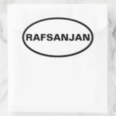 VIUR Rafsanjan Ovaler Aufkleber (Tasche)