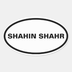 VIUR Shahin Shahr Ovaler Aufkleber