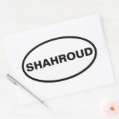 VIUR Shahroud Ovaler Aufkleber (Umschlag)