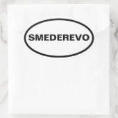 VIUR Smederevo Ovaler Aufkleber (Tasche)
