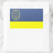VIUR Tuzla Flag Rechteckiger Aufkleber (Tasche)