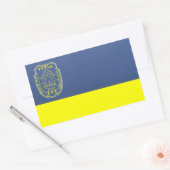 VIUR Tuzla Flag Rechteckiger Aufkleber (Umschlag)