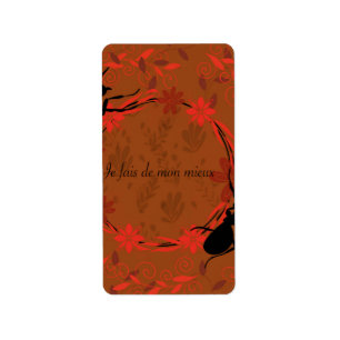 Viurmi, Bejahung positiv, Phrase inspirante Adressaufkleber