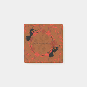 Viurmi, Bejahung positiv, Phrase inspirante Post-it Klebezettel