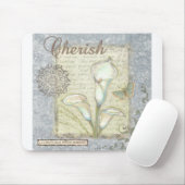 VIV21 Wort 2 Cherish.tif Mousepad (Mit Mouse)