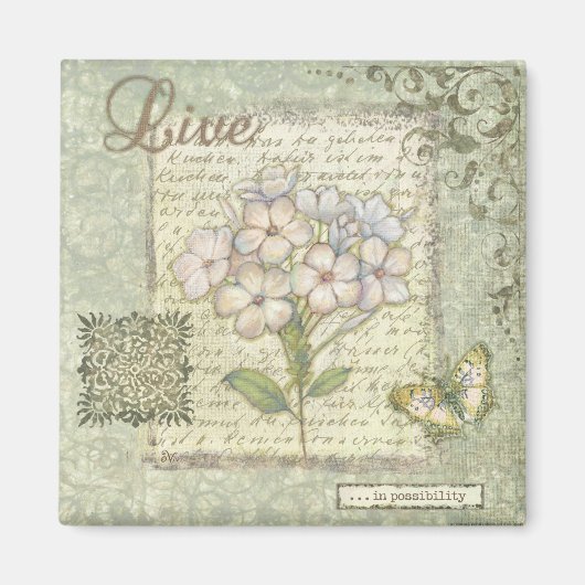 VIV23 Word 4 Live.tif Magnet (Vorne)