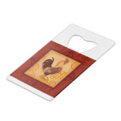 VIV53 Hahn 1.tif Geldbeutel Flaschenöffner (Rückseite Schrägansicht)