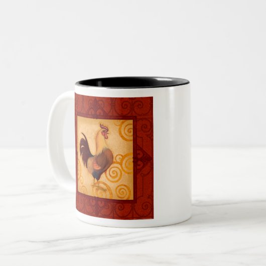 VIV53 Hahn 1.tif Zweifarbige Tasse (Vorderseite Links)