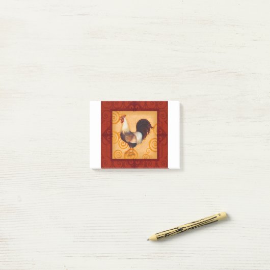 VIV54 Hahn 2.tif Post-it Klebezettel (Auf Schreibtisch)