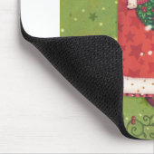 VIV77 grünes Santa.tif Mousepad (Ecke)