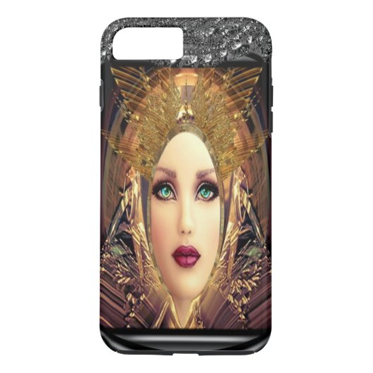 Viv Cyborg Babe 7 Plus Case-Mate iPhone Hülle (Rückseite)