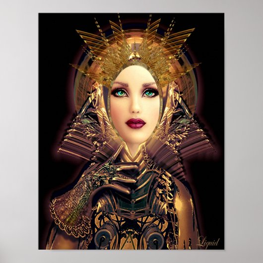 Viv Cyborg Print Poster (Vorne)