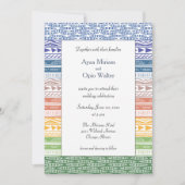 Viva Afrika Hochzeit Einladung (Vorderseite)