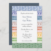 Viva Afrika Hochzeit Einladung (Vorne/Hinten)