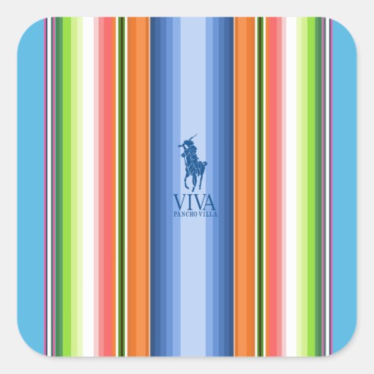 VIVA-Aufkleber Quadratischer Aufkleber (Vorderseite)