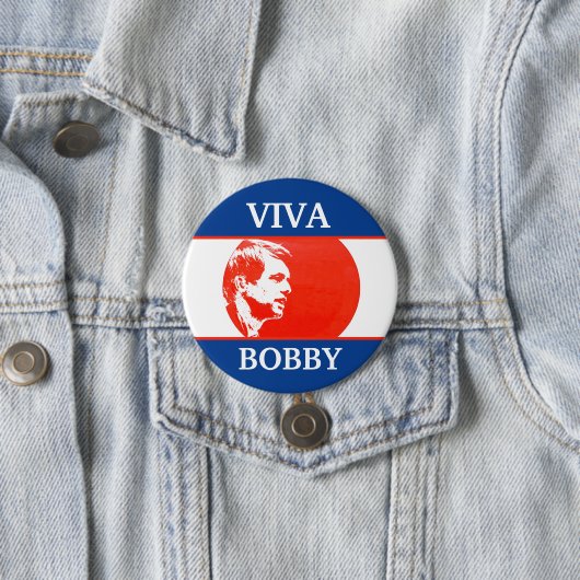 Viva Bobby Kennedy Button (Beispiel)
