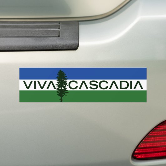 "Viva Cascadia" Autoaufkleber (Auf Auto)