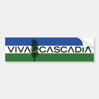 "Viva Cascadia" Autoaufkleber