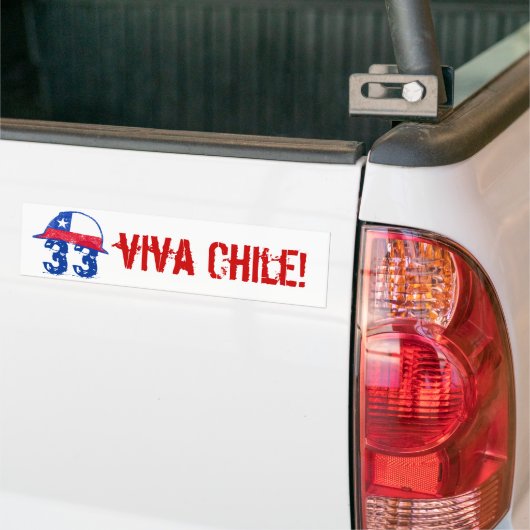 Viva Chile! Autoaufkleber (Auf Lkw)