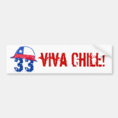 Viva Chile! Autoaufkleber (Vorne)
