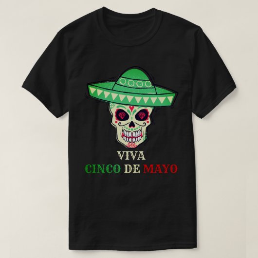 VIVA CINCO DE MAYO Party-Geschenkidee T-Shirt (Design vorne)