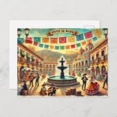 Viva Cinco de Mayo Postkarte (Vorne/Hinten)