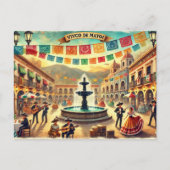 Viva Cinco de Mayo Postkarte (Vorderseite)