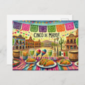 Viva Cinco de Mayo, Postkarte (Vorne/Hinten)