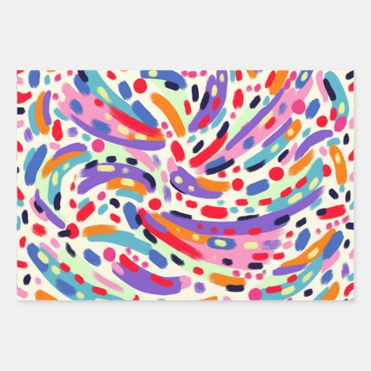 Viva Colors! Geschenkpapier Set (Vorderseite 3)