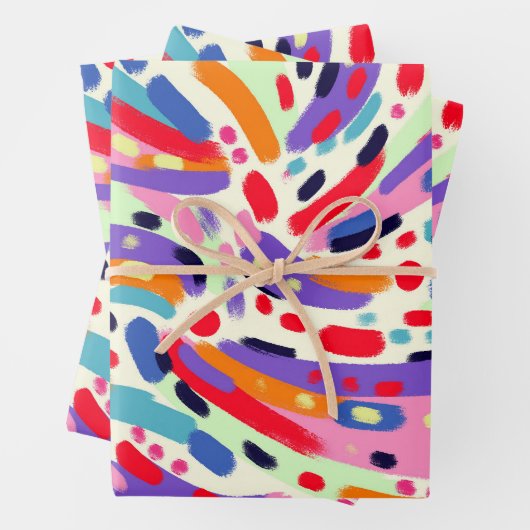 Viva Colors! Geschenkpapier Set (Beispiel)