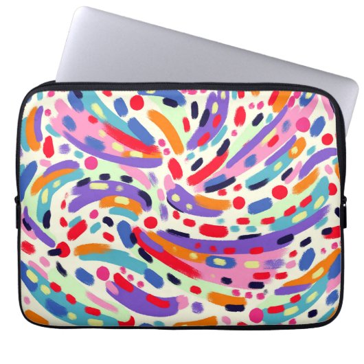 Viva Colors! Laptopschutzhülle (Vorderseite)