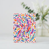 Viva Colors! Postkarte (Stehend Vorderseite)