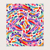 Viva Colors! Visitenkarten (Außenseite Aufgefaltet)