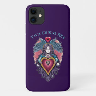 Viva Cristo Rey Engel Vintage Römisch-Katholisch Case-Mate iPhone Hülle