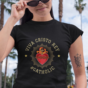 Viva Cristo Rey katholische Cristeros-Geschenk T-Shirt