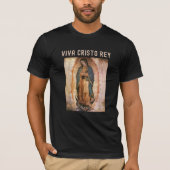 Viva Cristo Rey Katholische Cristeros T-Shirt (Vorderseite)