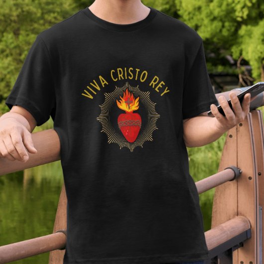 Viva Cristo Rey Katholische Krister Heiliges Herz T-Shirt