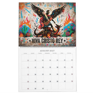 Viva Cristo Rey Katholische Volkskunst Kalender