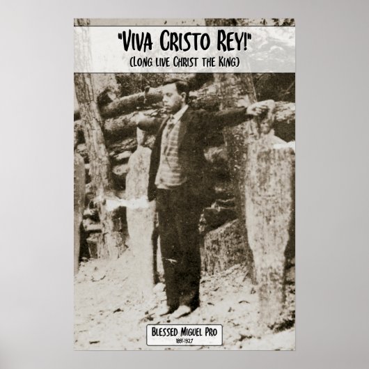 Viva Cristo Rey - Miguel Pro Poster (Vorne)