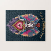 Viva Cristo Rey Sacred Heart Römisch-katholisch Puzzle (Horizontal)