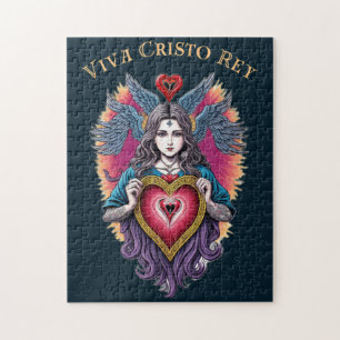 Viva Cristo Rey Sacred Heart Römisch-katholisch Puzzle