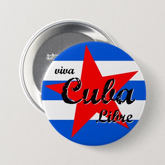 Viva Cuba Libre Button (Vorne & Hinten)
