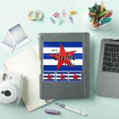 Viva Cuba Libre, Havanna, Fidel Castro, Che Guevar Aufkleber (iPad Hülle)