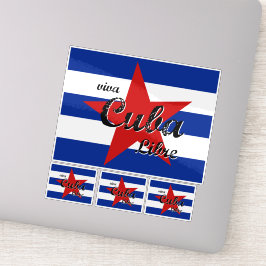 Viva Cuba Libre, Havanna, Fidel Castro, Che Guevar Aufkleber