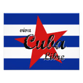 Viva Cuba Libre, Havanna, Fidel Castro, Che Guevar Fotodruck (Vorne)