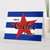 Viva Cuba Libre, Havanna, Fidel Castro, Che Guevar Karte (Vorderseite)