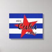 Viva Cuba Libre, Havanna, Fidel Castro, Che Guevar Leinwanddruck (Vorderseite)